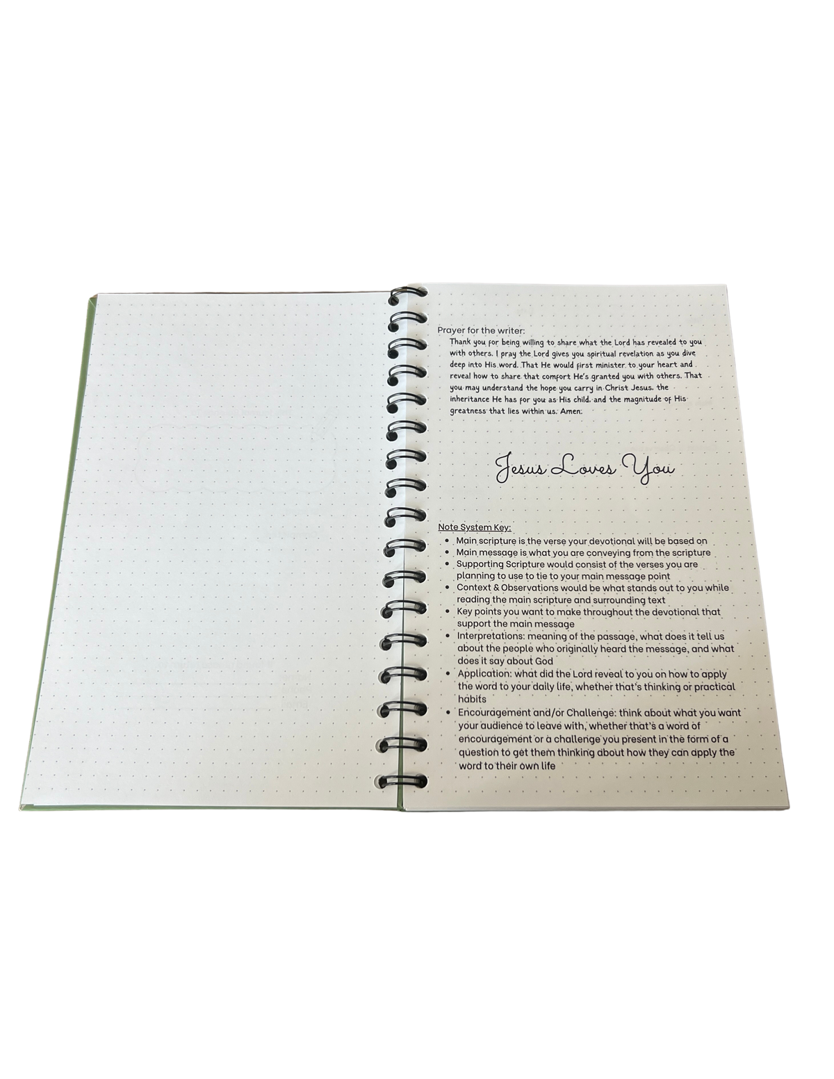 Devotional Prep Notebook